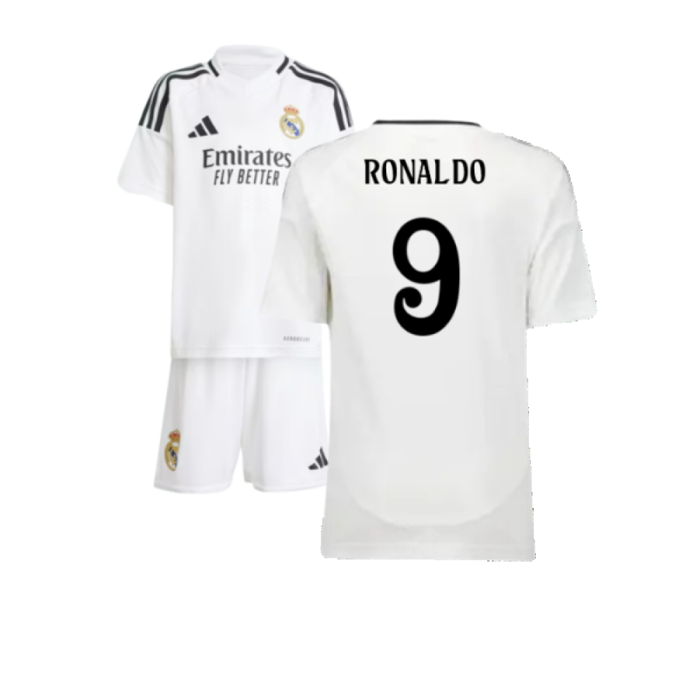 2024-2025 Real Madrid Home Mini Kit (Ronaldo 9)