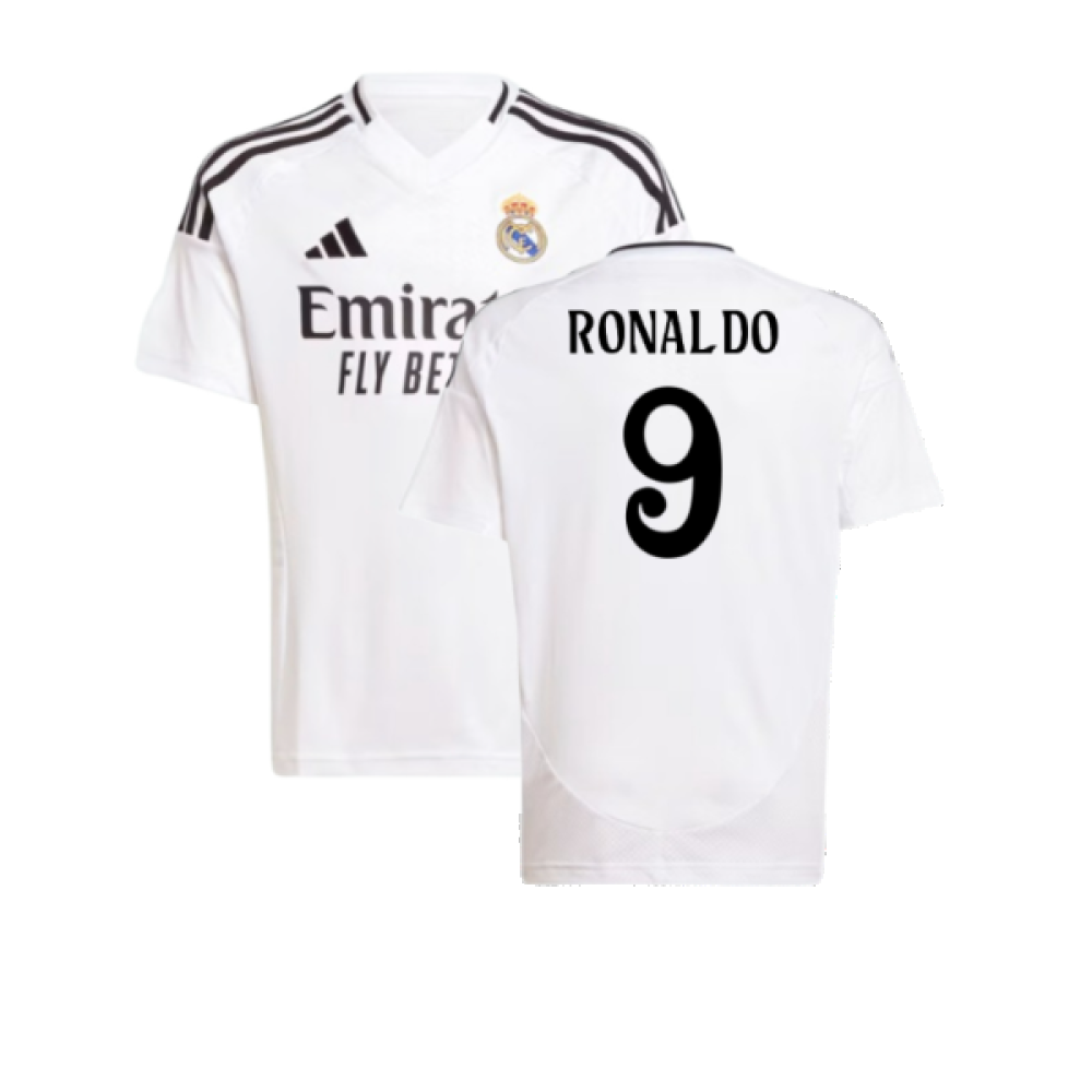 2024-2025 Real Madrid Home Shirt (Kids) (Ronaldo 9)