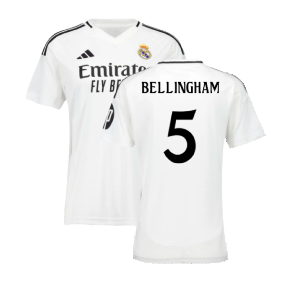 2024-2025 Real Madrid Home Shirt (Womens) (Bellingham 5)