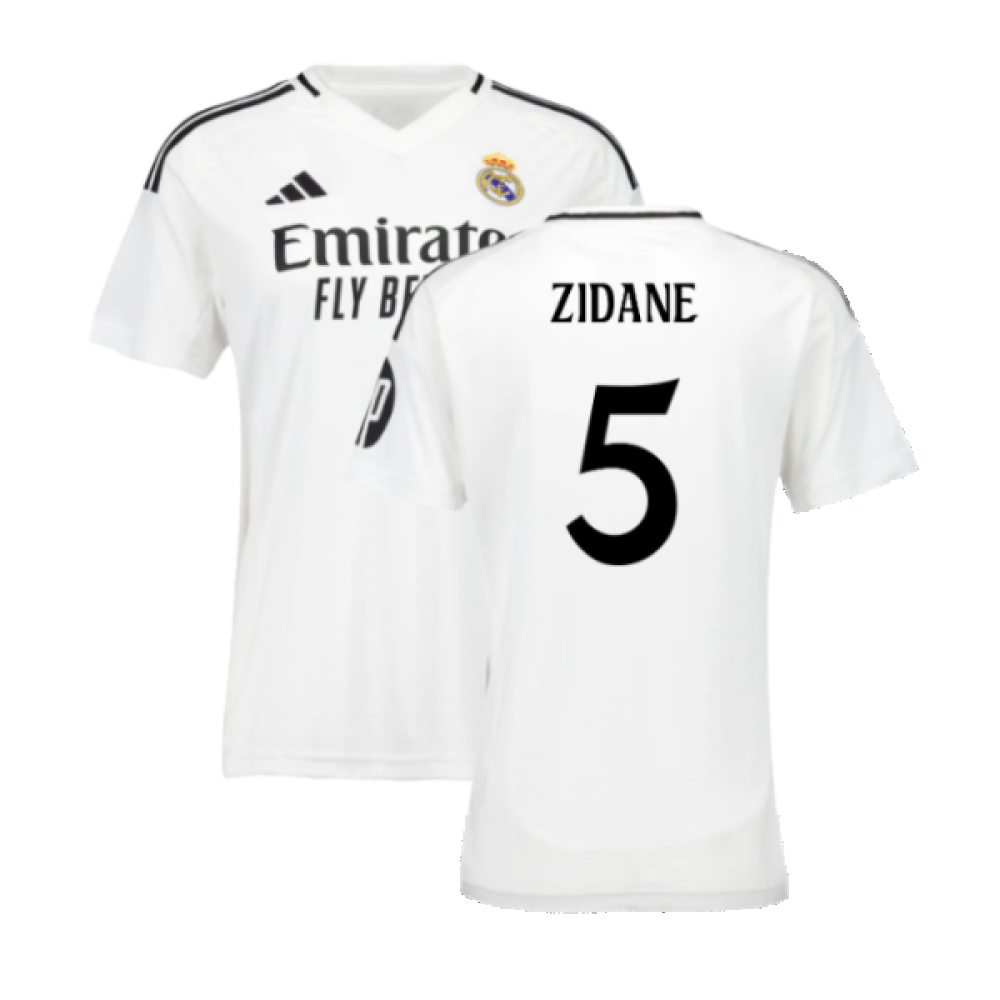 2024-2025 Real Madrid Home Shirt (Womens) (Zidane 5)