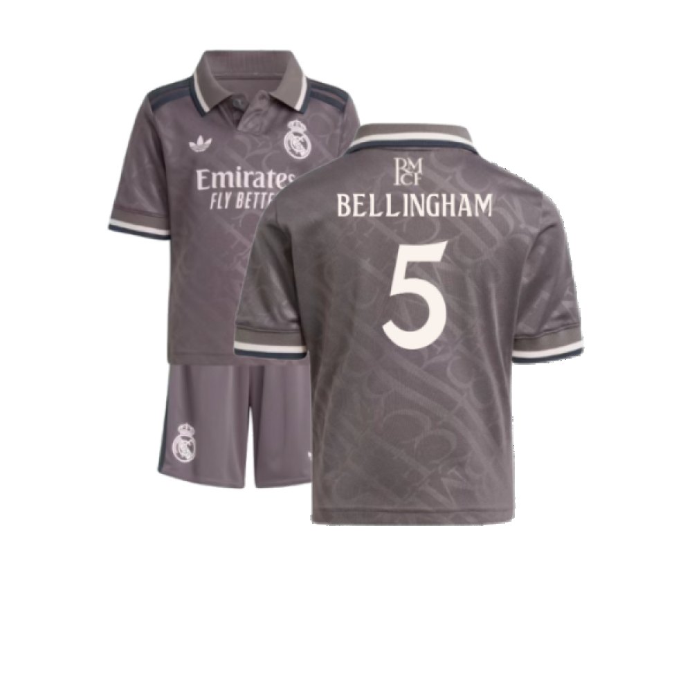 2024-2025 Real Madrid Third Mini Kit (Bellingham 5)