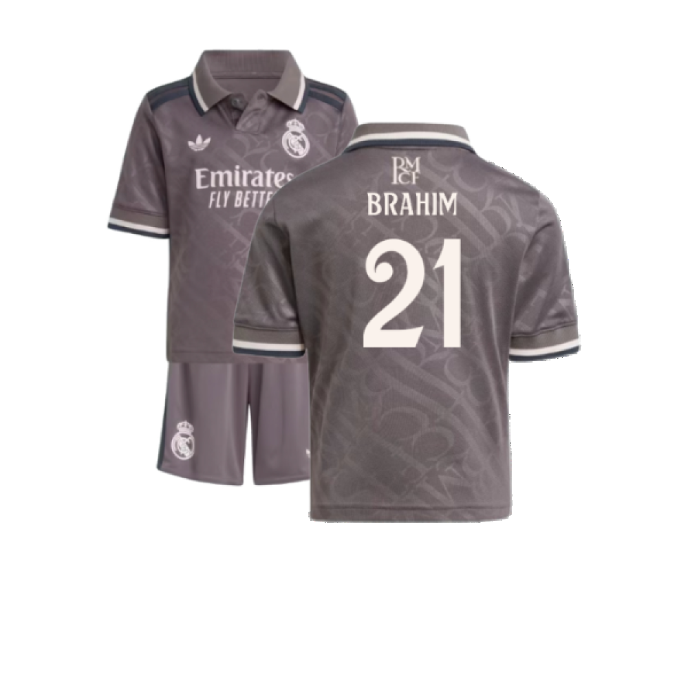 2024-2025 Real Madrid Third Mini Kit (Brahim 21)