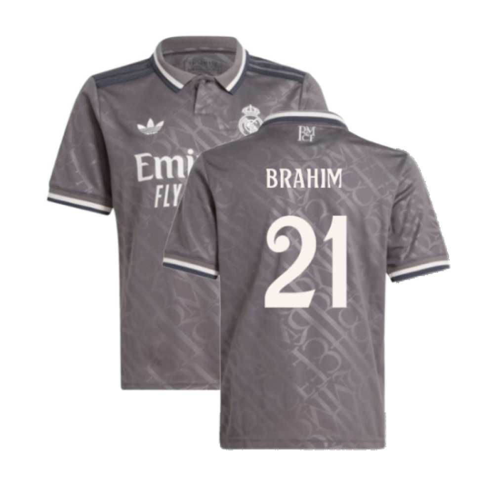 2024-2025 Real Madrid Third Shirt (Kids) (Brahim 21)