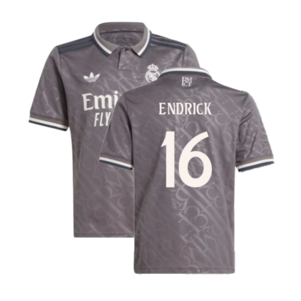 2024-2025 Real Madrid Third Shirt (Kids) (Endrick 16)