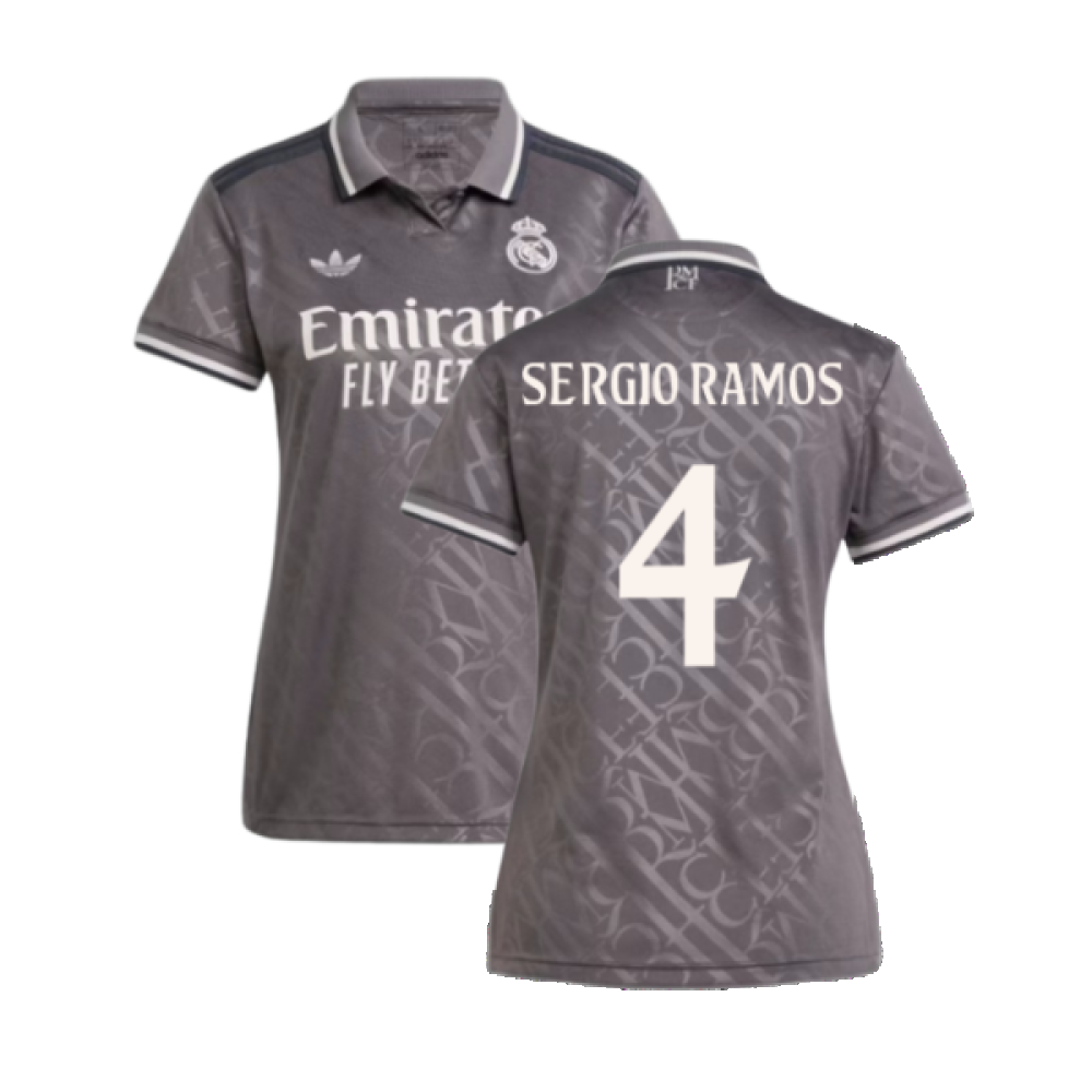 2024-2025 Real Madrid Third Shirt (Womens) (Sergio Ramos 4)