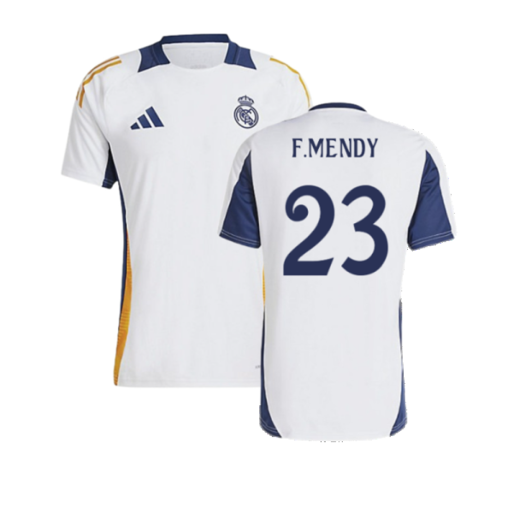 2024-2025 Real Madrid Training Shirt (White) (F.Mendy 23)