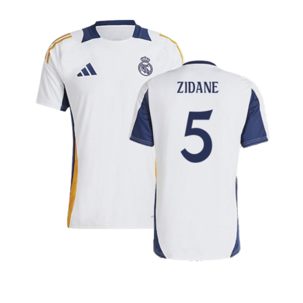 2024-2025 Real Madrid Training Shirt (White) (Zidane 5)