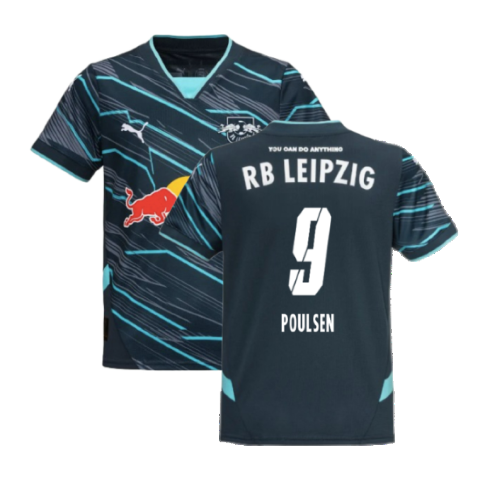 2024-2025 Red Bull Leipzig Third Shirt (Kids) (Poulsen 9)