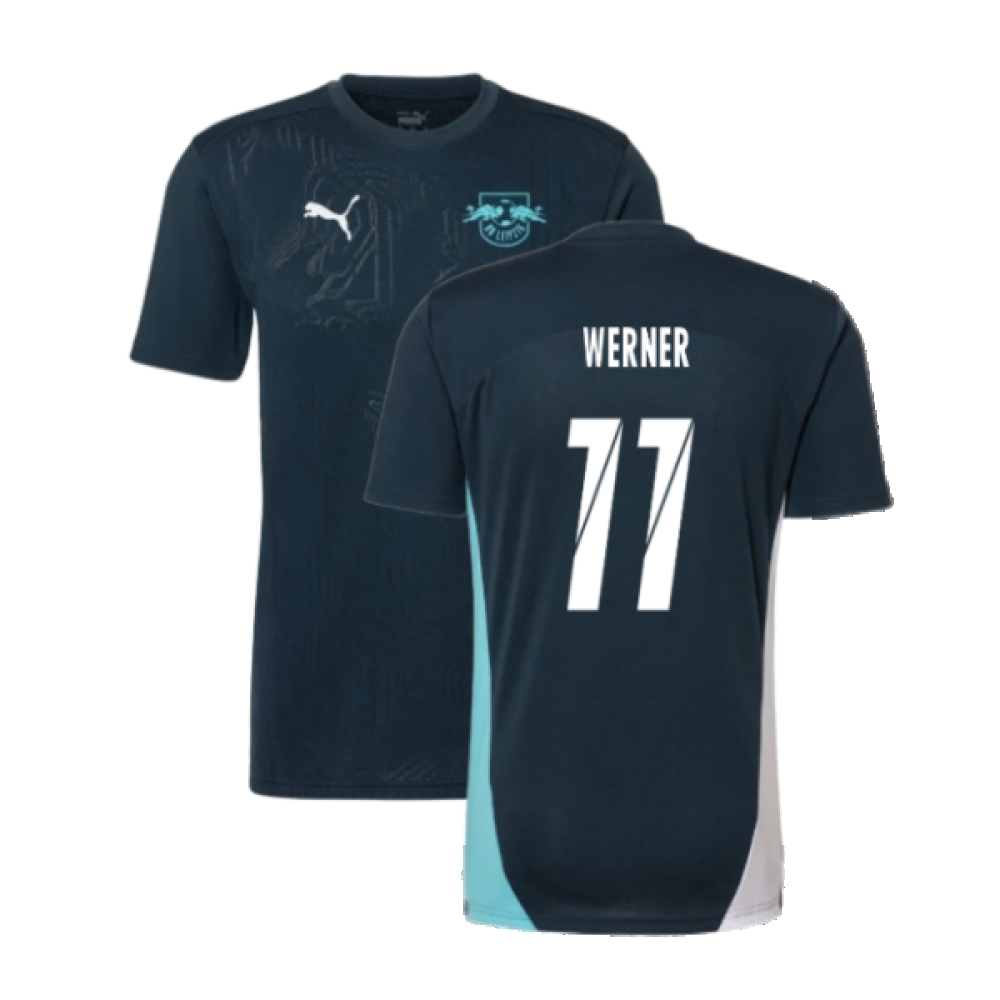 2024-2025 Red Bull Leipzig Training Shirt (Dark Night) (Werner 11)