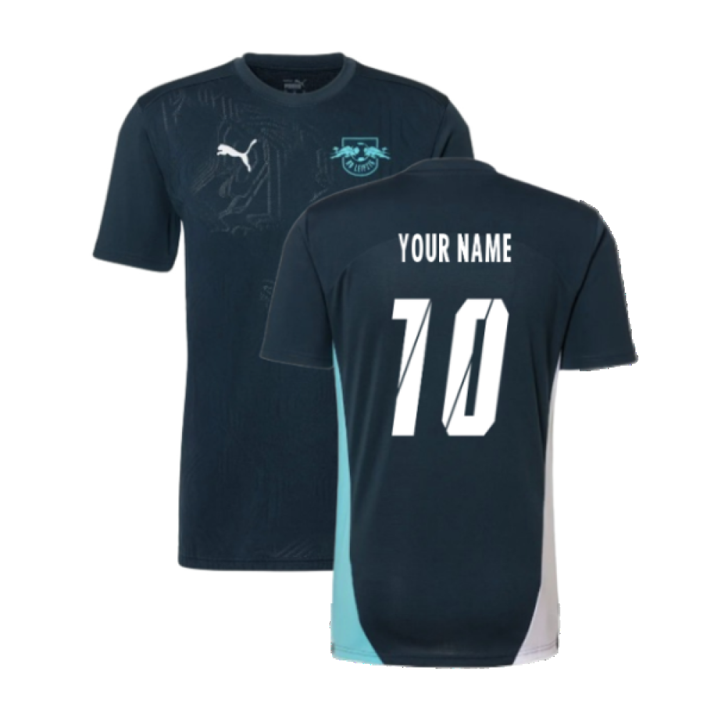 2024-2025 Red Bull Leipzig Training Shirt (Dark Night) (Your Name)