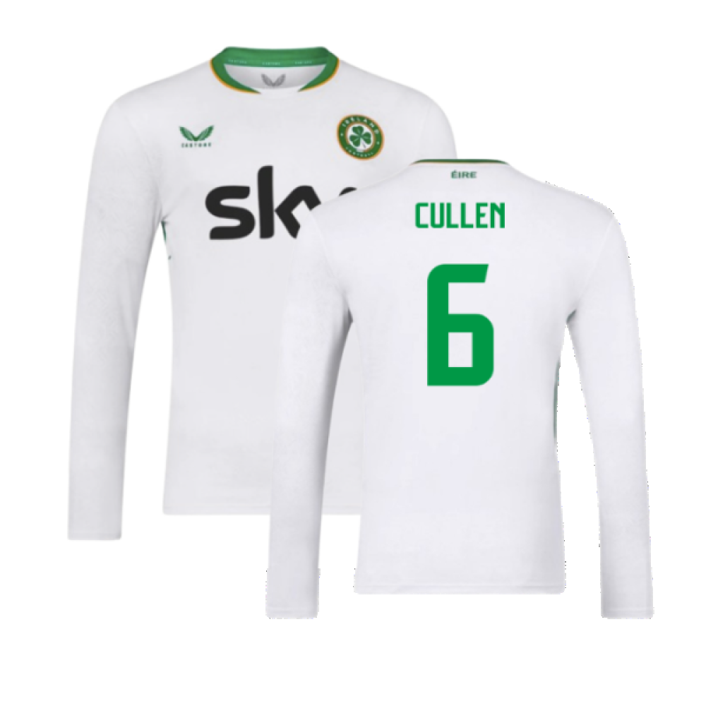 2024-2025 Republic of Ireland Away Long Sleeve Shirt (Cullen 6)