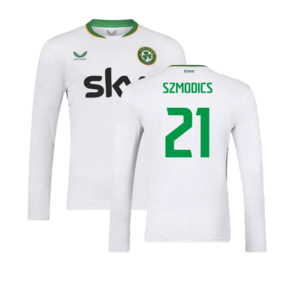 2024-2025 Republic of Ireland Away Long Sleeve Shirt (Szmodics 21)