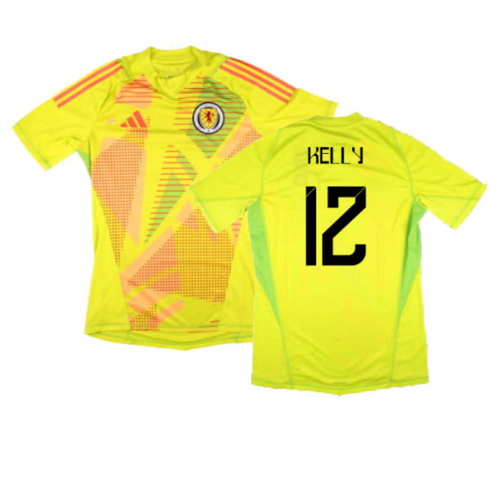 2024-2025 Scotland Home Goalkeeper Shirt (Yellow) (Kelly 12)