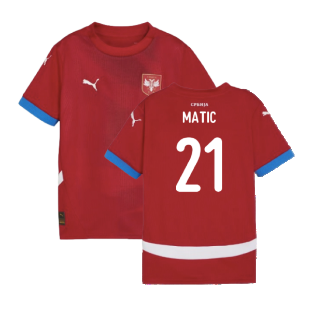 2024-2025 Serbia Home Shirt (Kids) (Matic 21)