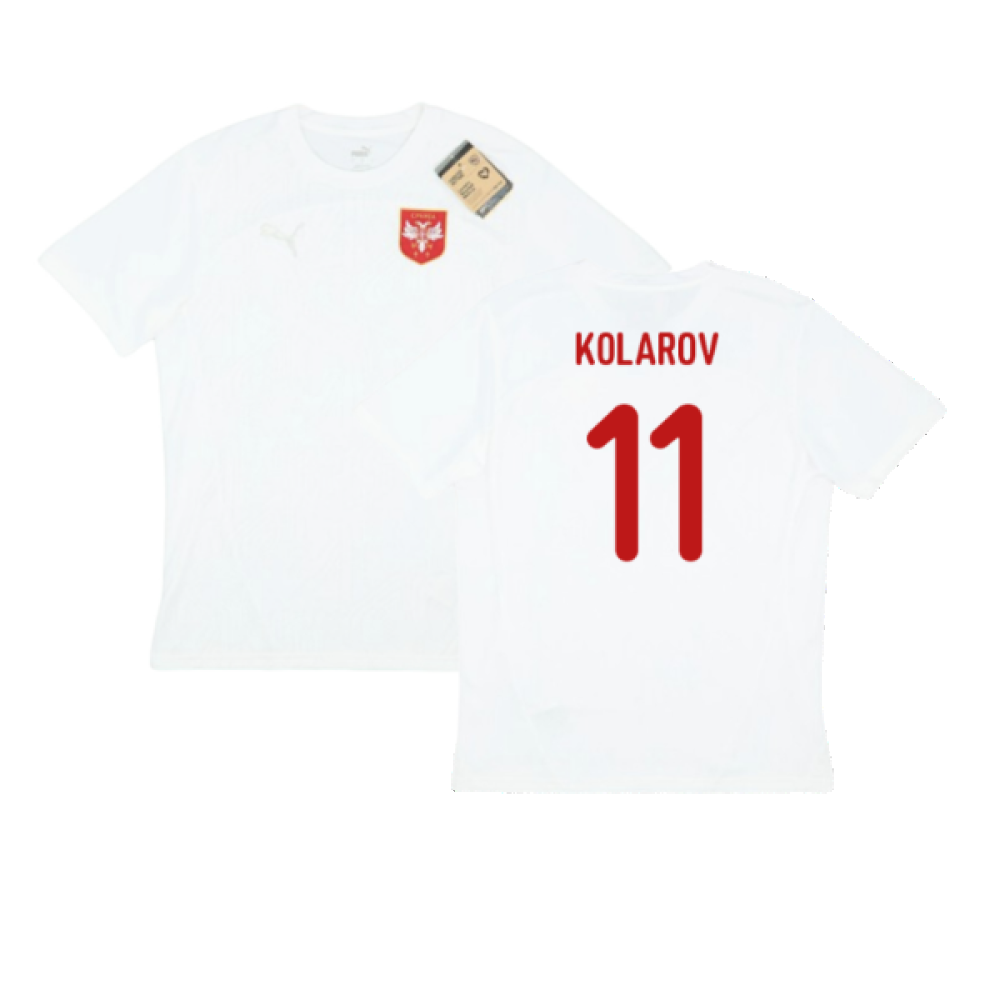 2024-2025 Serbia Training Jersey (White) (Kolarov 11)