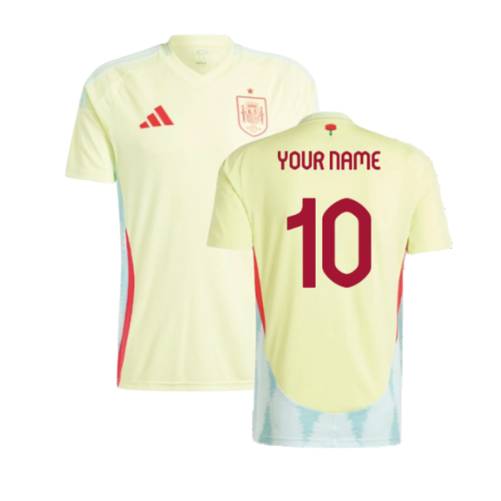 2024-2025 Spain Away Shirt (Your Name)