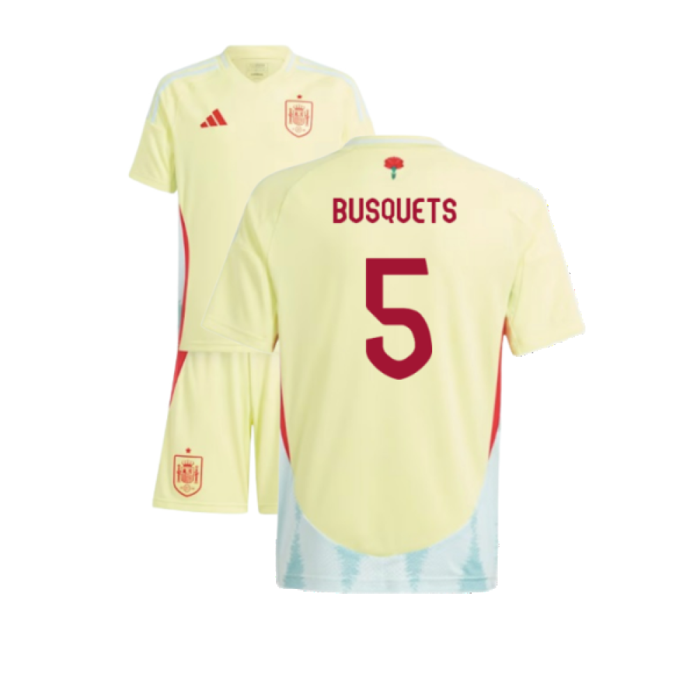 2024-2025 Spain Away Youth Kit (Busquets 5)