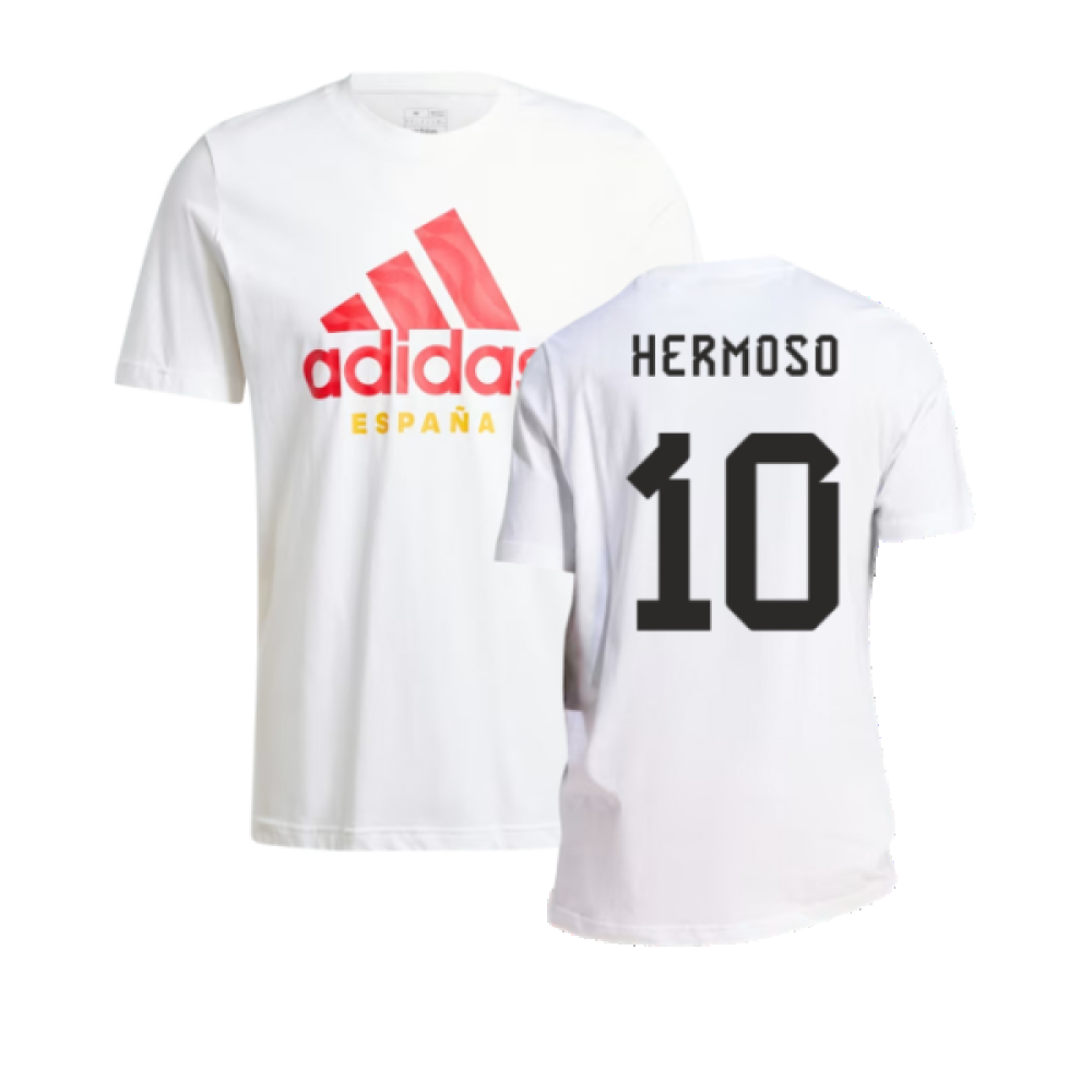 2024-2025 Spain DNA Graphic Tee (White) (Hermoso 10)