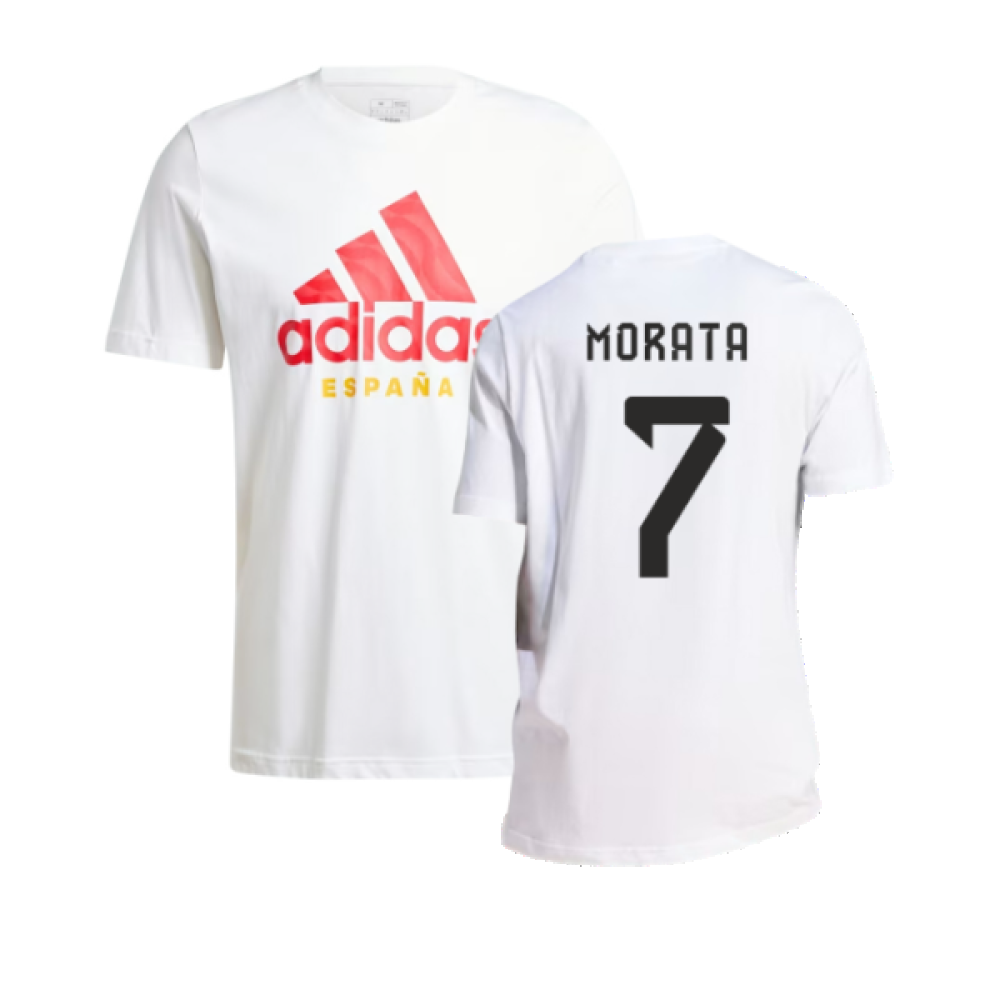 2024-2025 Spain DNA Graphic Tee (White) (Morata 7)