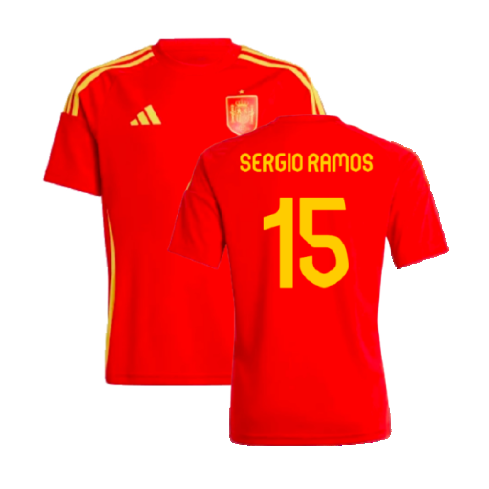 2024-2025 Spain Home Fan Shirt (Kids) (Sergio Ramos 15)