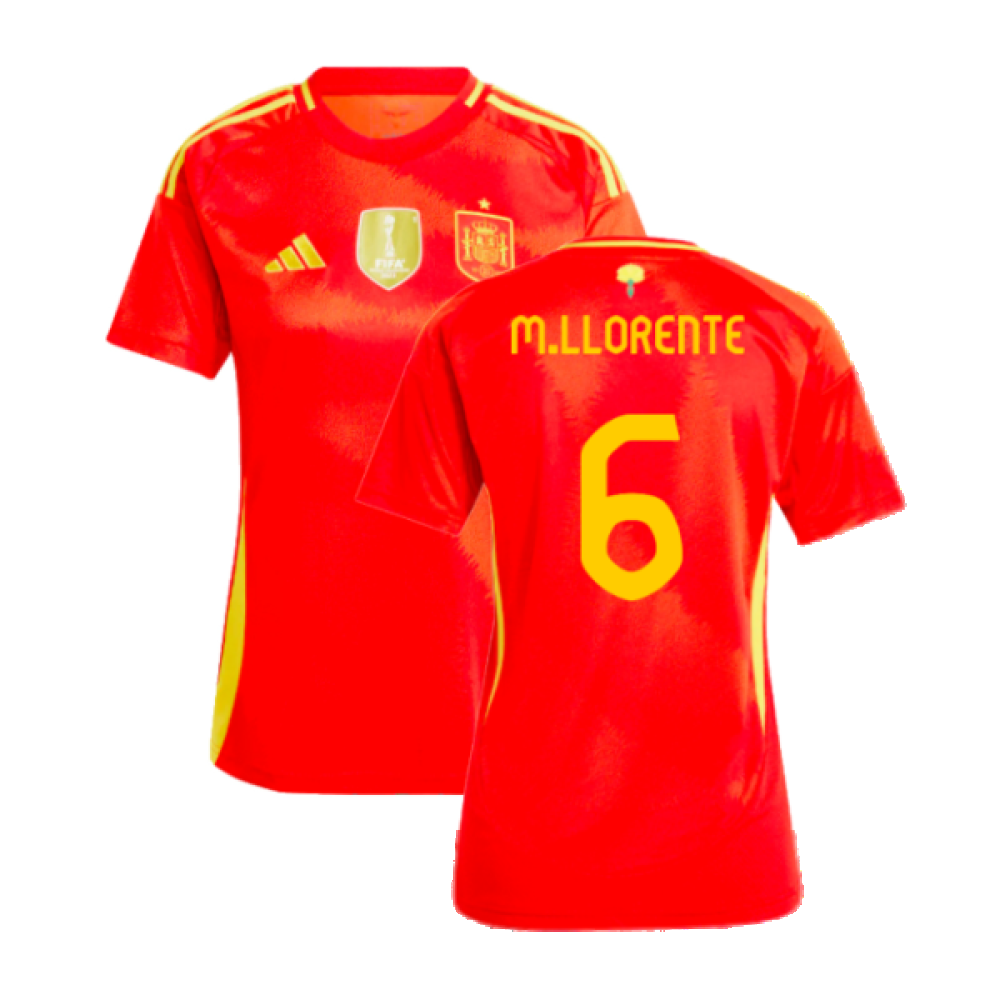 2024-2025 Spain Home Shirt (Ladies) (M.Llorente 6)