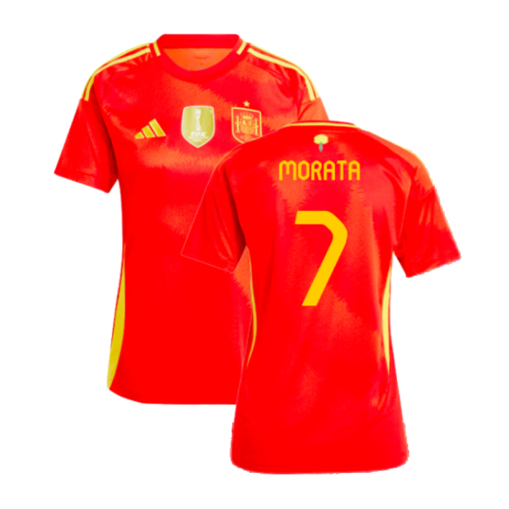 2024-2025 Spain Home Shirt (Ladies) (Morata 7)