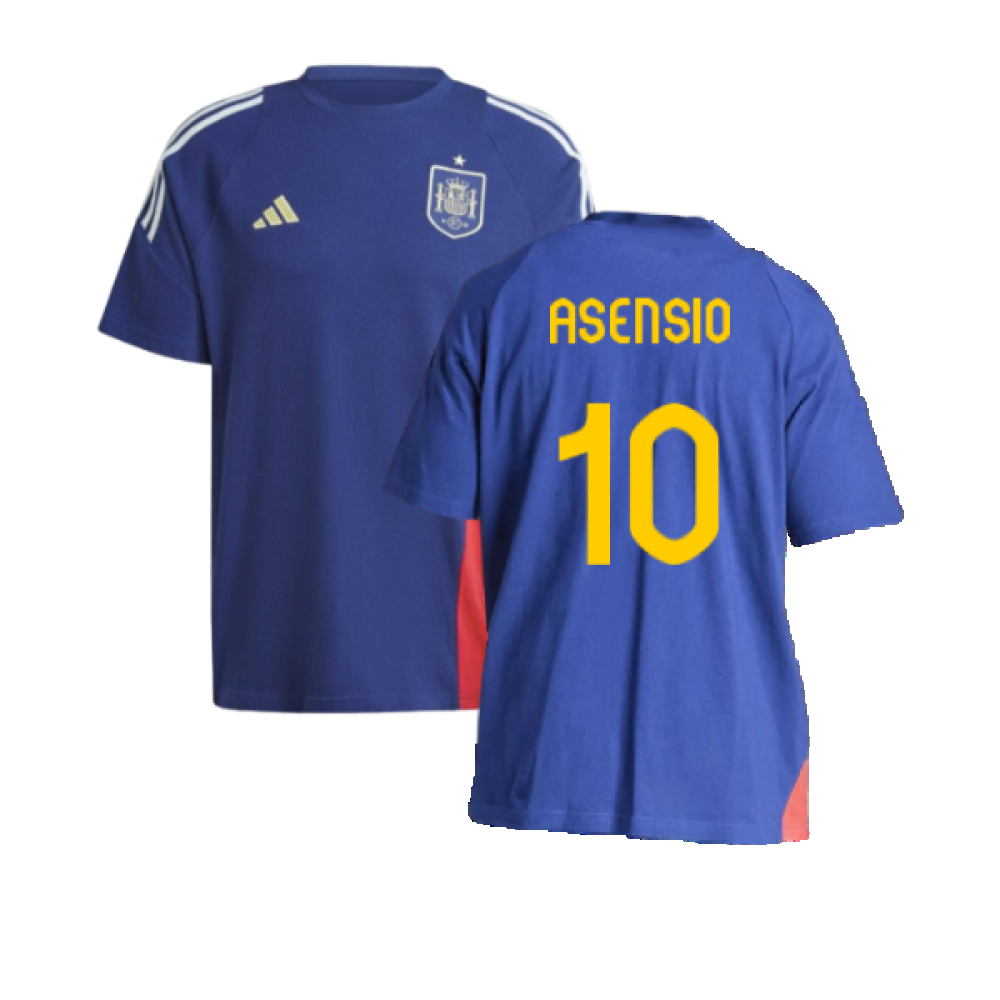 2024-2025 Spain Training Tee (Blue) (Asensio 10)