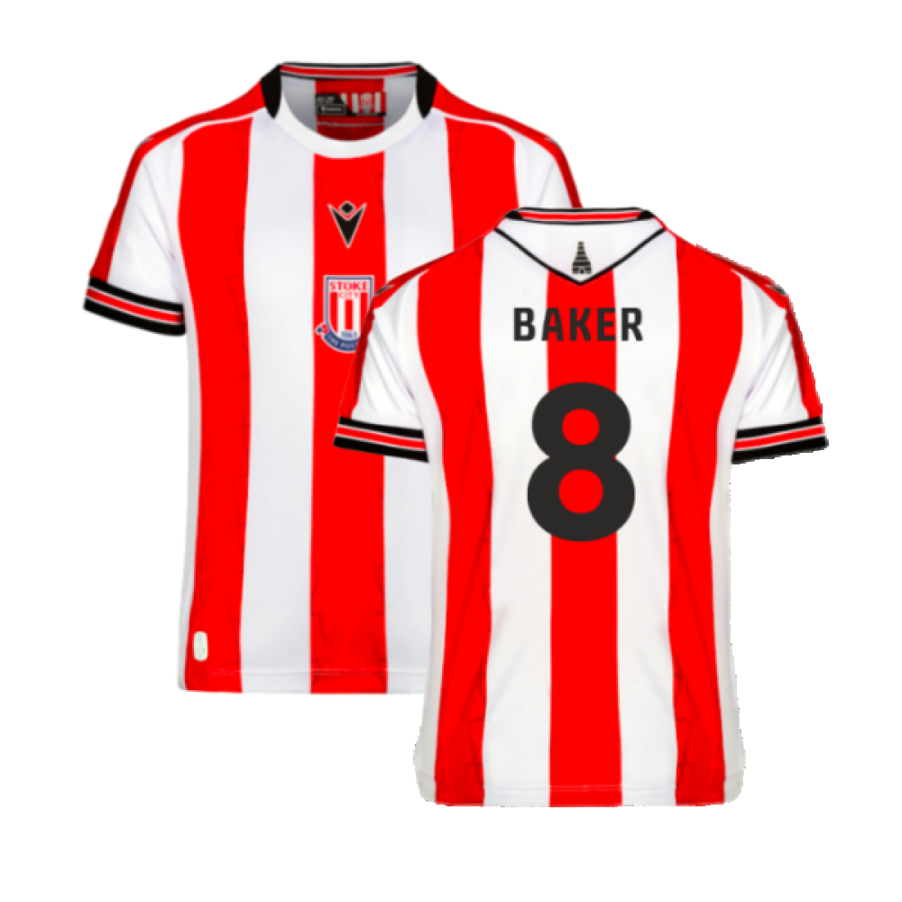 2024-2025 Stoke City Home Shirt (Kids) (Baker 8)