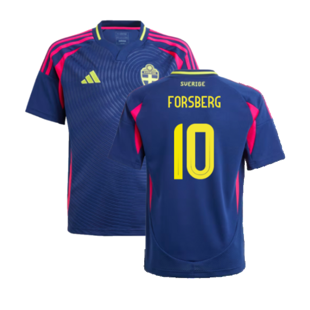 2024-2025 Sweden Away Shirt (Kids) (FORSBERG 10)