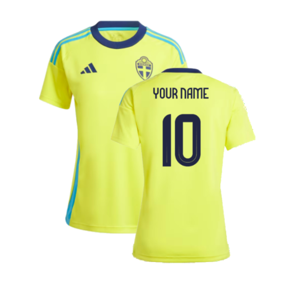 2024-2025 Sweden Home Fan Shirt (Ladies) (Your Name)