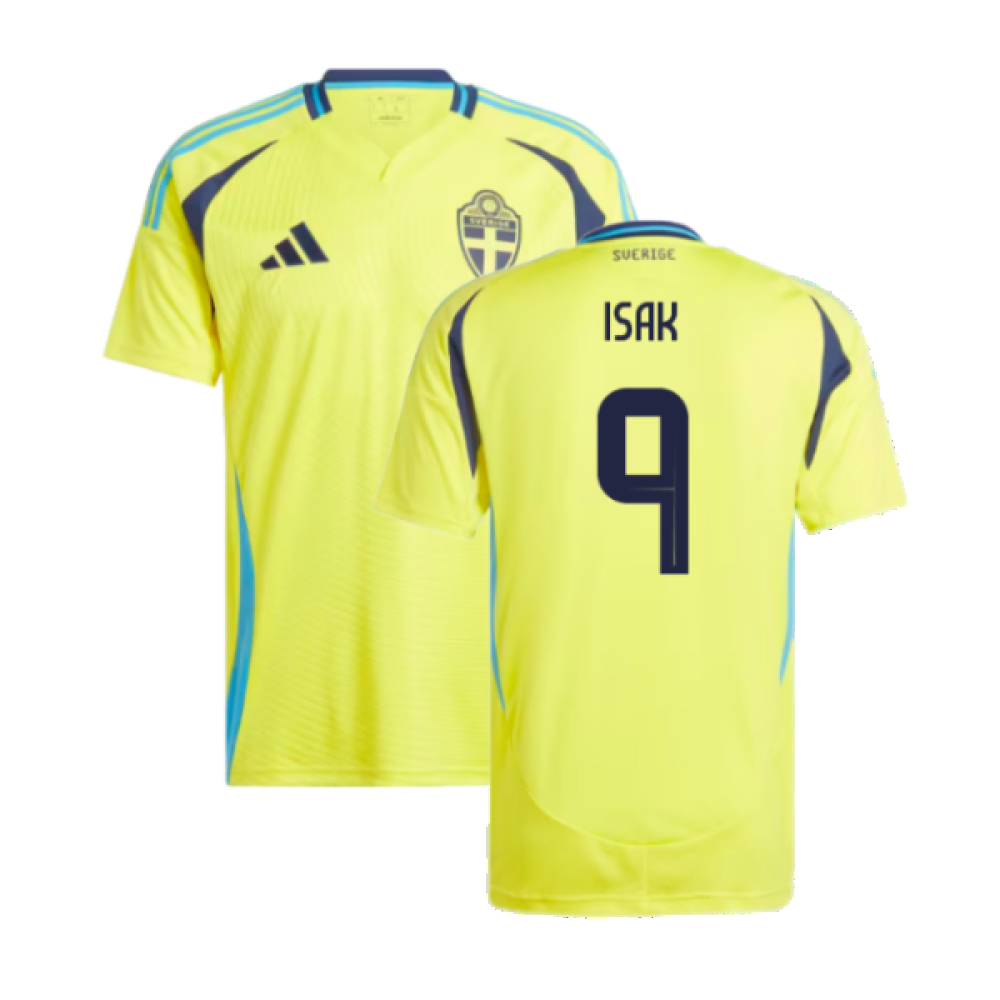 2024-2025 Sweden Home Shirt (ISAK 9)