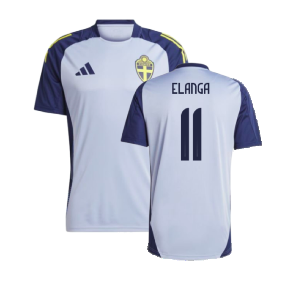 2024-2025 Sweden Training Jersey (Blue) (ELANGA 11)