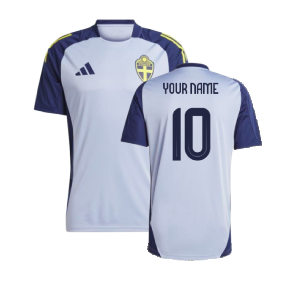 2024-2025 Sweden Training Jersey (Blue) (Your Name)