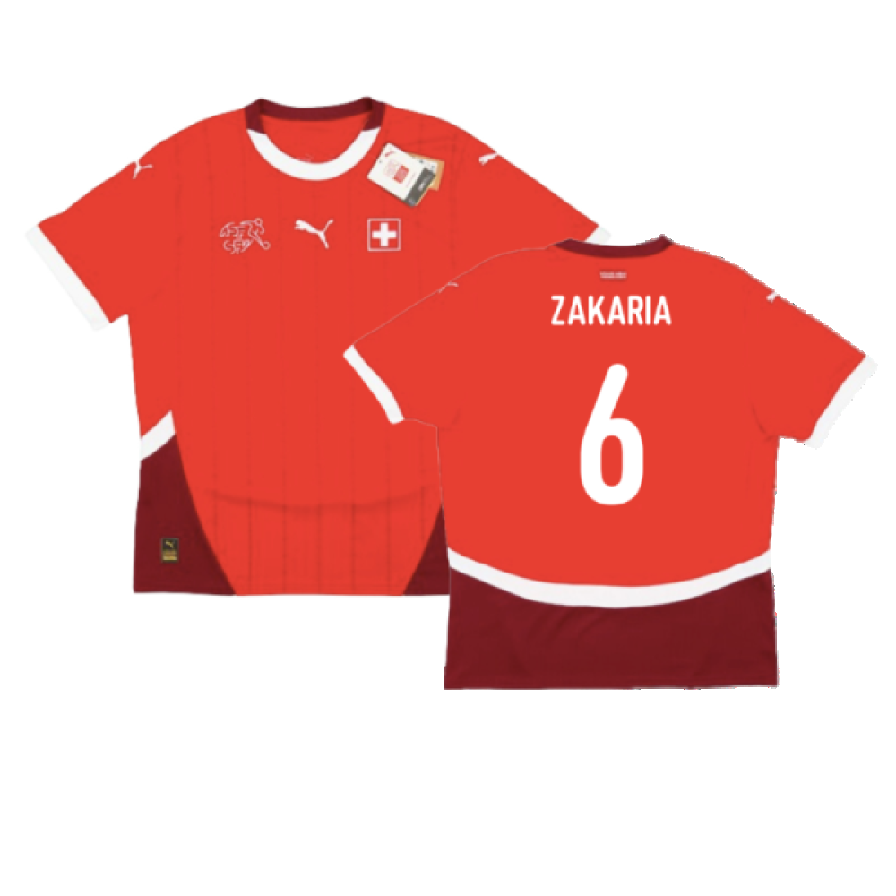 2024-2025 Switzerland Home Shirt (Zakaria 6)