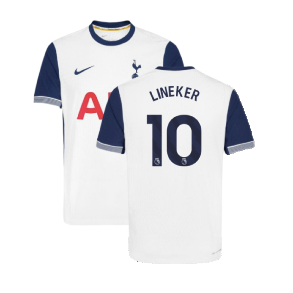 2024-2025 Tottenham Hotspur Authentic Home Shirt (Lineker 10)