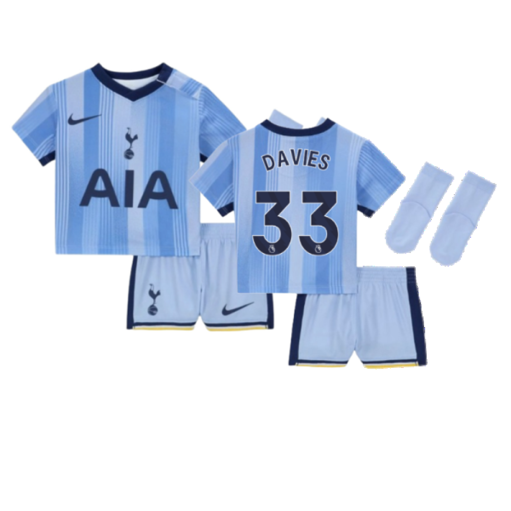 2024-2025 Tottenham Hotspur Away Baby Kit (Davies 33)