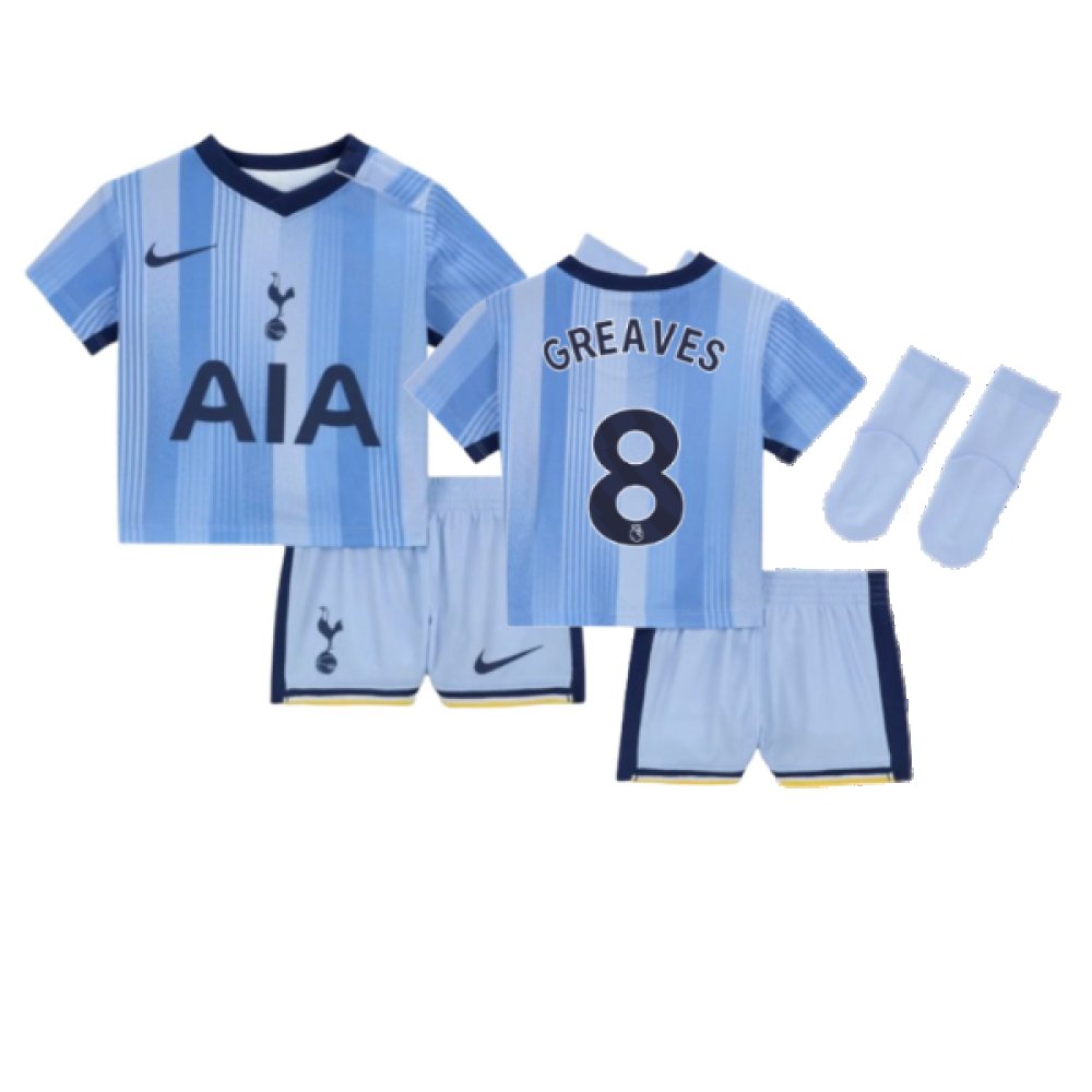 2024-2025 Tottenham Hotspur Away Baby Kit (Greaves 8)