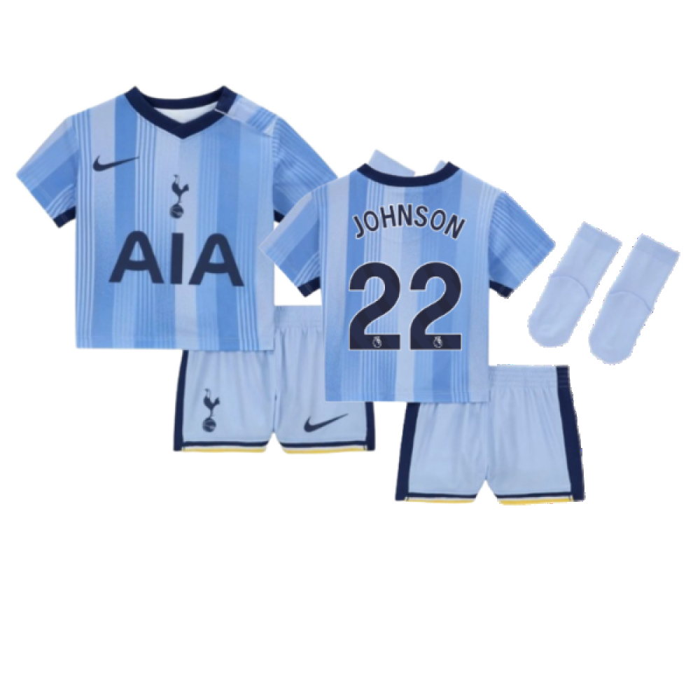 2024-2025 Tottenham Hotspur Away Baby Kit (Johnson 22)