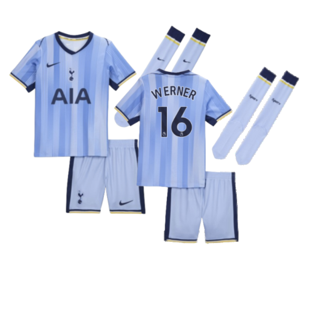 2024-2025 Tottenham Hotspur Away Mini Kit (Werner 16)