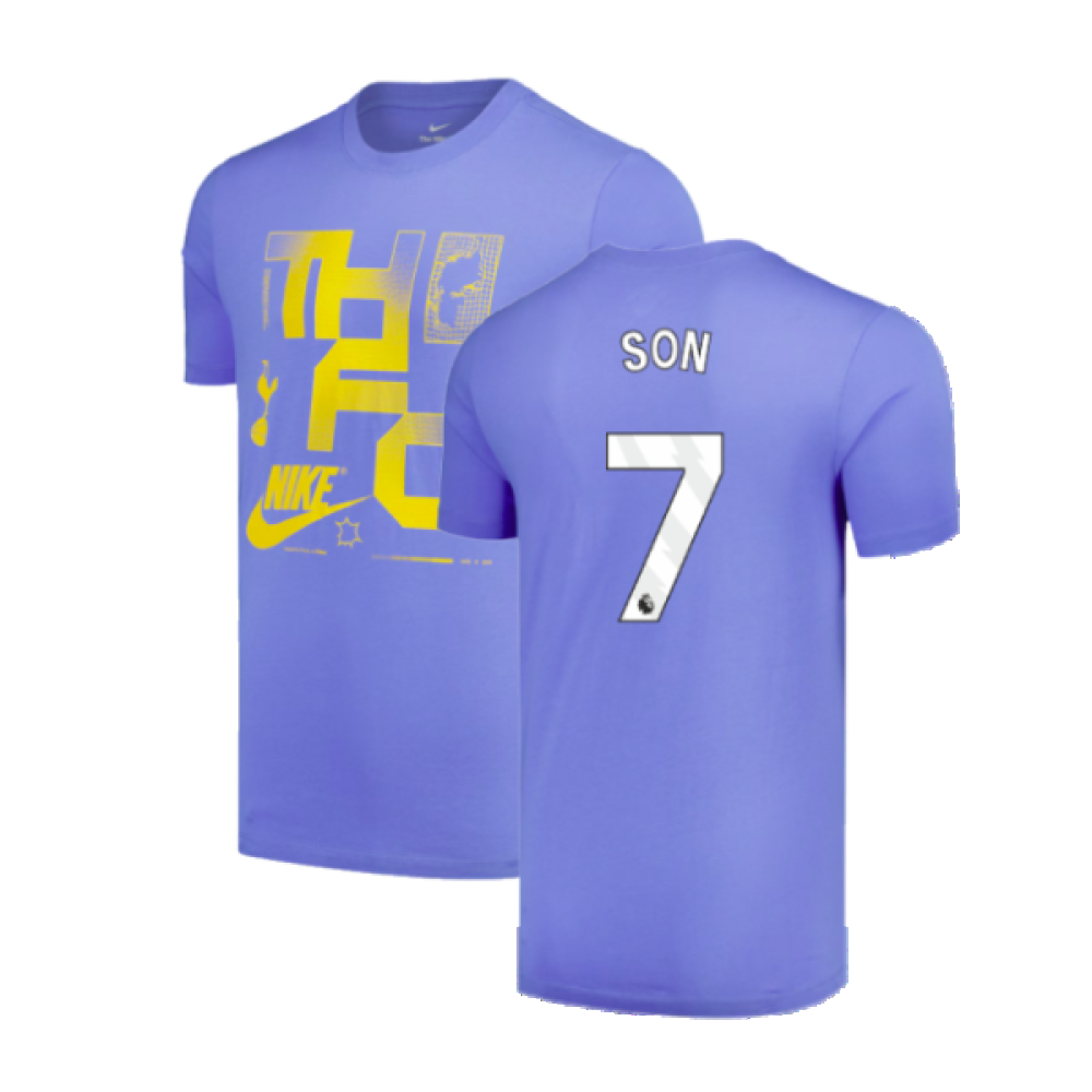 2024-2025 Tottenham Hotspur Futura T-Shirt (Sky Blue) (Son 7)