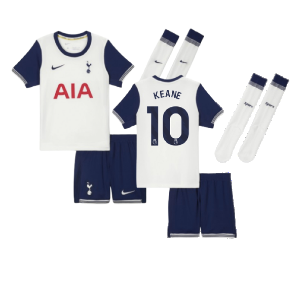 2024-2025 Tottenham Hotspur Home Mini Kit (Keane 10)