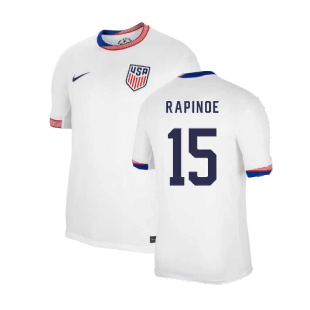 2024-2025 USA Home Dri-Fit ADV Shirt (Rapinoe 15)