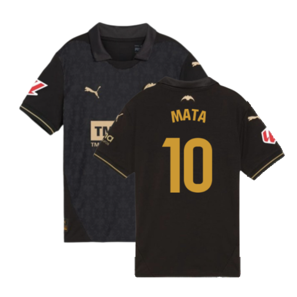 2024-2025 Valencia Away Shirt (Kids) (Mata 10)