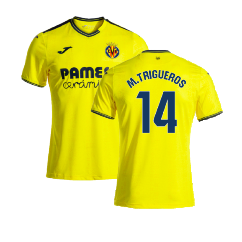 2024-2025 Villarreal Home Shirt (M.Trigueros 14)