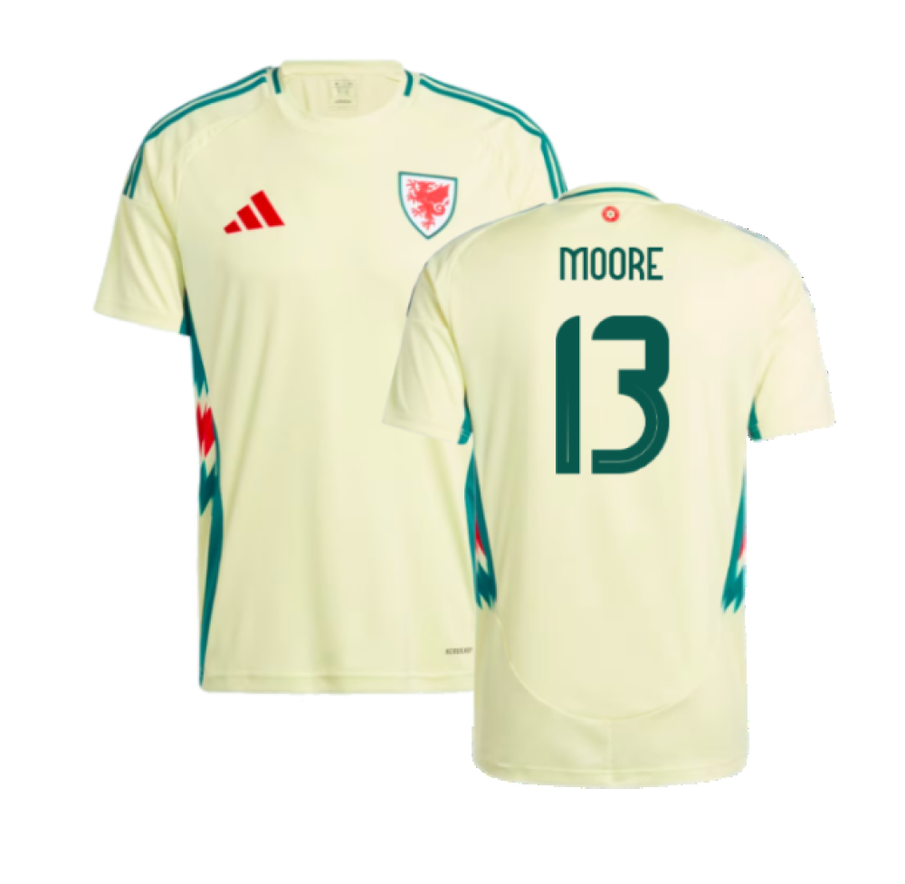 2024-2025 Wales Away Shirt (Moore 13)