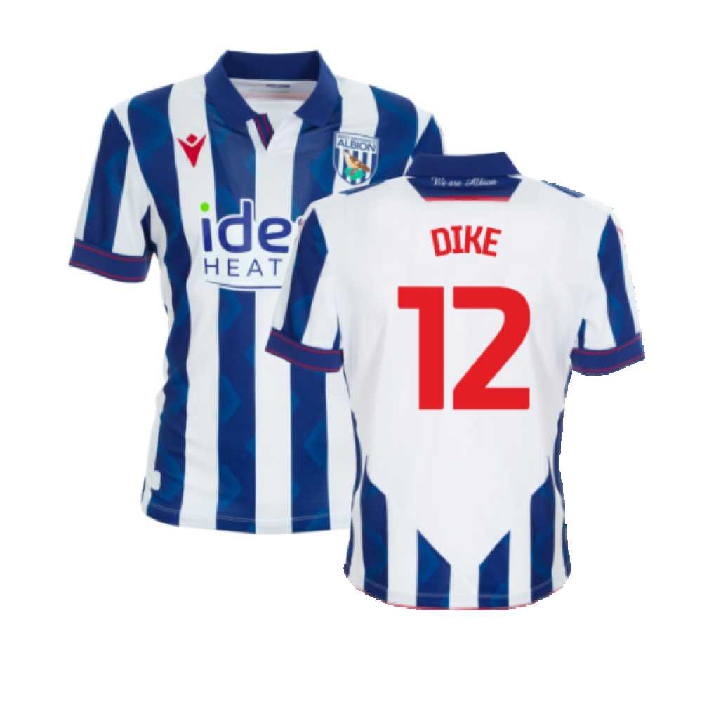 2024-2025 West Brom WBA Home Shirt (Dike 12)