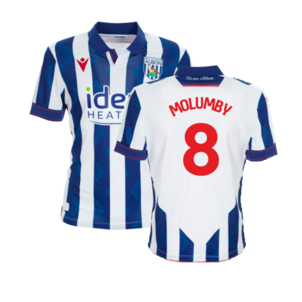 2024-2025 West Brom WBA Home Shirt (Molumby 8)