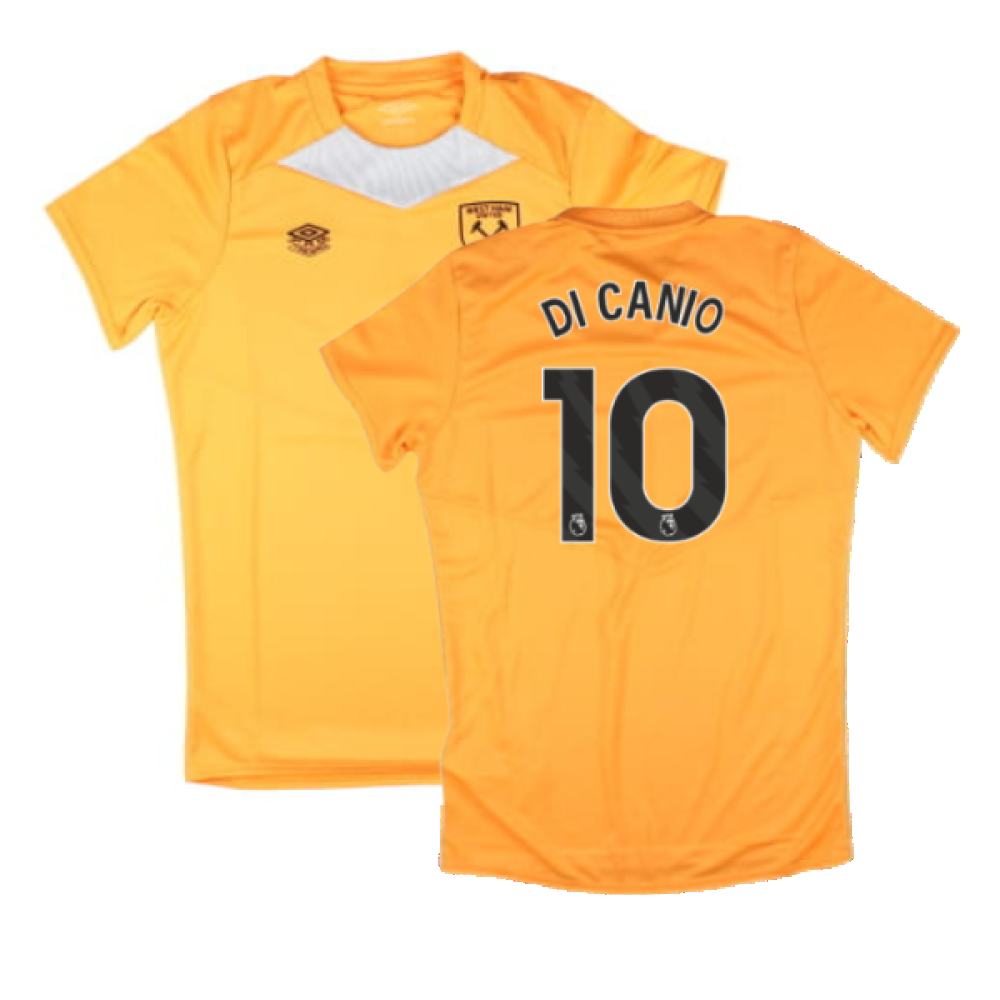 2024-2025 West Ham Training Jersey (Orange) - Kids (Di Canio 10)