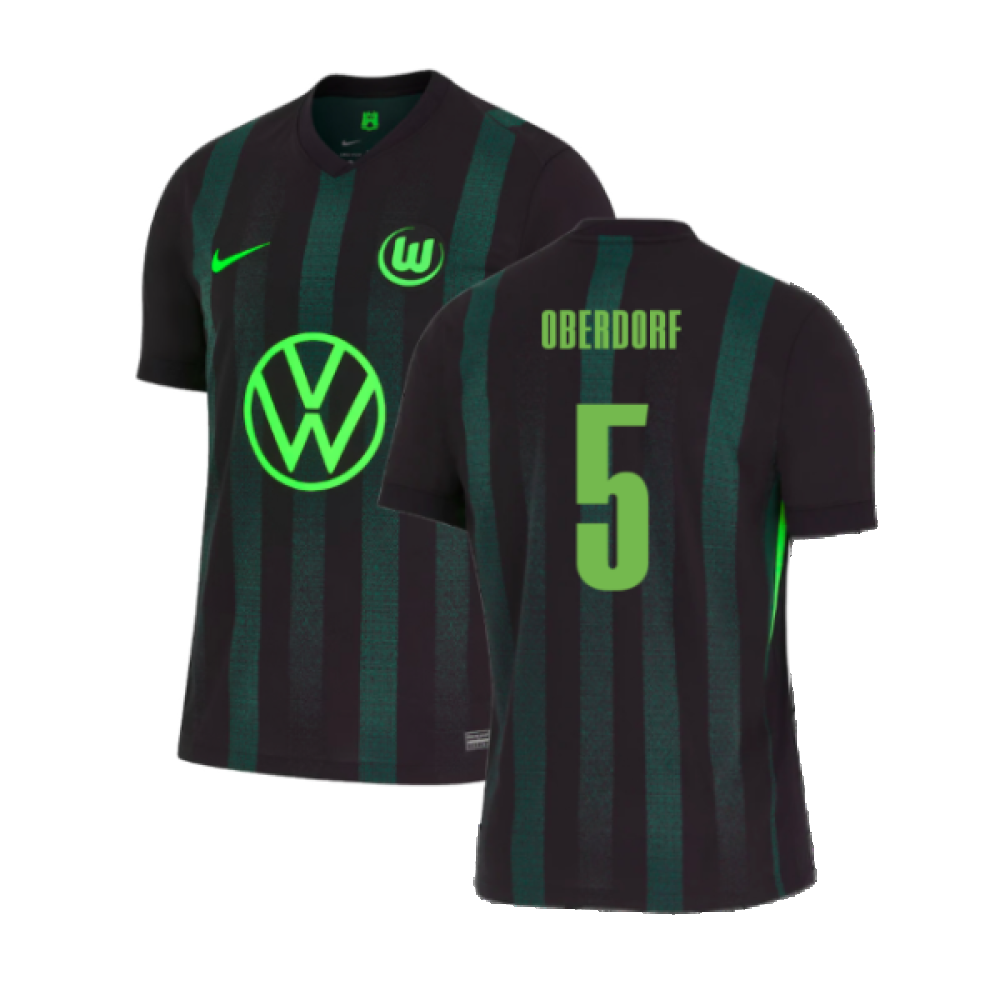 2024-2025 Wolfsburg Away Shirt (Oberdorf 5)