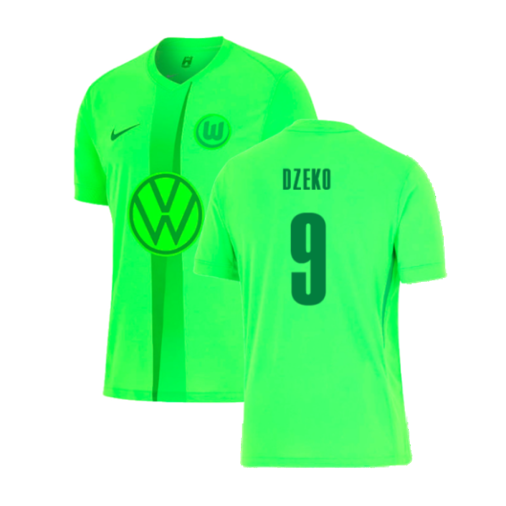 2024-2025 Wolfsburg Home Shirt (Dzeko 9)